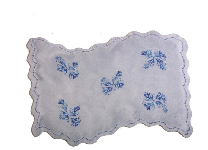 Seletti Acid Flower Table Mat, White, Set of 2 by Price Is Right Miami