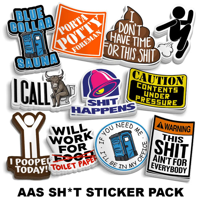 Sh*t Sticker Pack by Armed American Supply