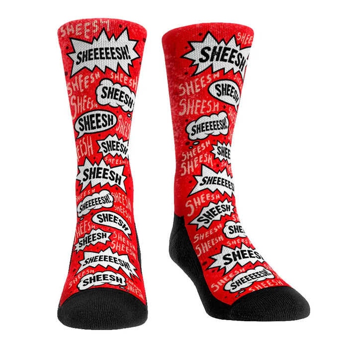 Sheesh! (Red) by Rock 'Em Socks