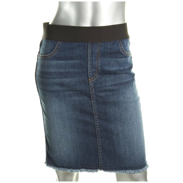 Karen Kane Denim Mini Skirt, Size 2 by Vanessa Jane