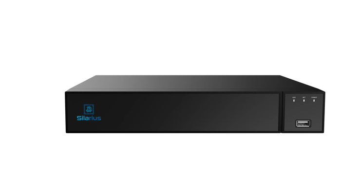 Silarius Pro Series SIL-NVR4CHPOE6 9CH total, 4-Channels 4K POE NVR Gigabit, NVR, 6TB HDD by Silarius