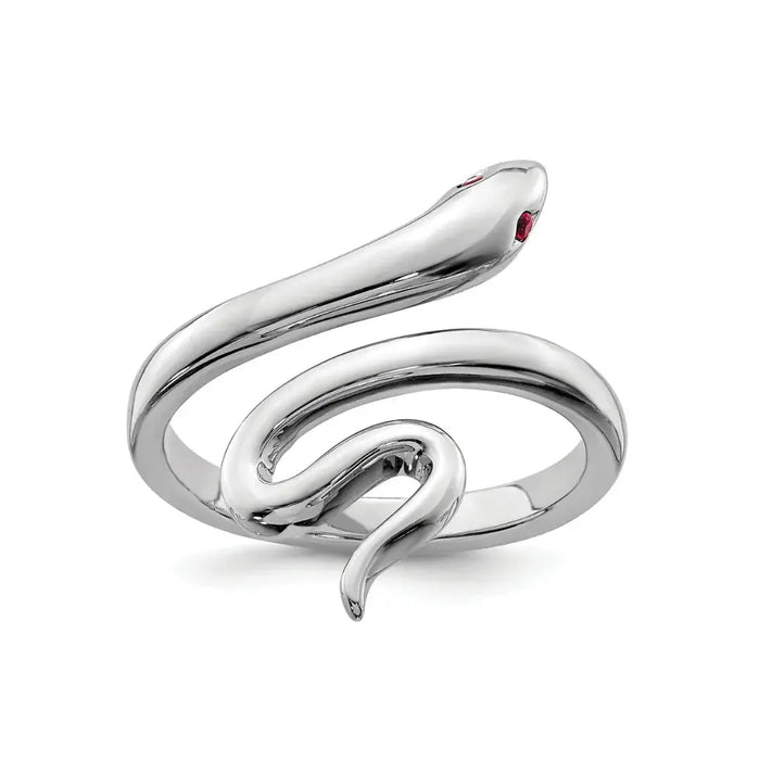 Silver Snake Toe Ring by Fine Color Jewels