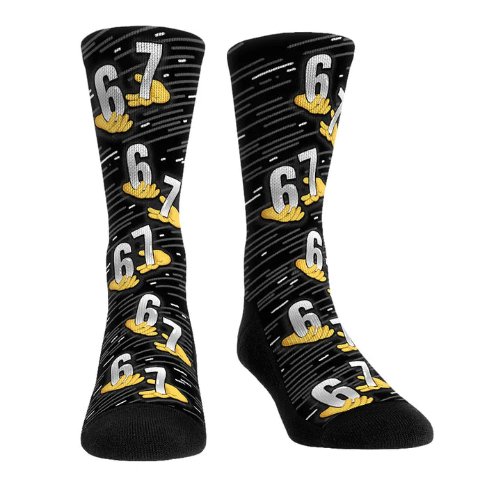 Six Seven (Black) by Rock 'Em Socks