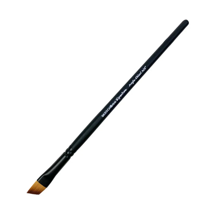 SketchBox Signature Angled Chisel Brush 3/8" by ShopSketchBox