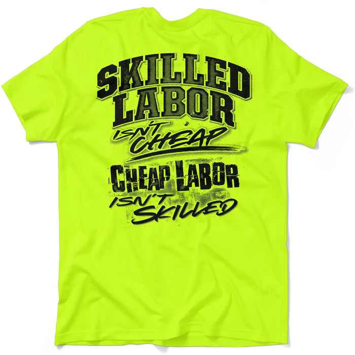 Skilled Labor - Safety Yellow T-Shirt by Armed American Supply