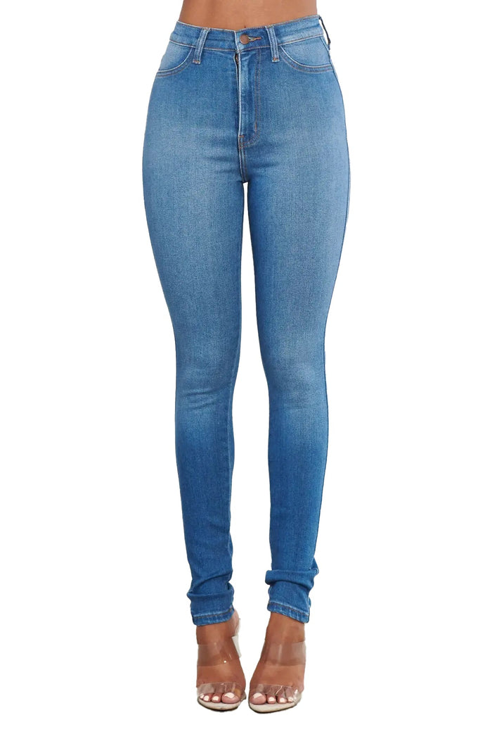 Cozy Vibrant Skinny Jeans {MP1839} by The House of Stylez