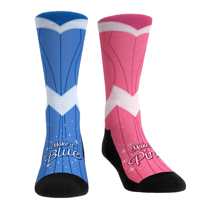 Sleeping Beauty - Make it Pink, Make it Blue by Rock 'Em Socks