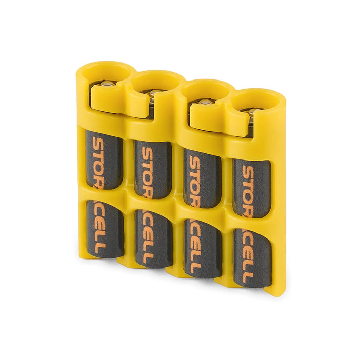 Slim Line AAA 4 Pack (Yellow) by Storacell