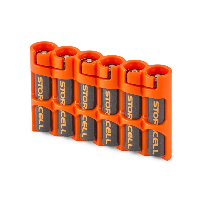 Slim Line AAA 6 Pack (Orange) by Storacell