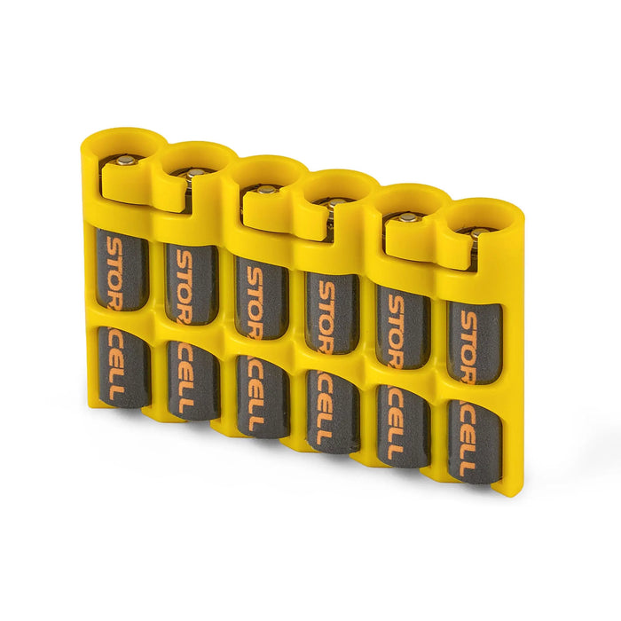 Slim Line AAA 6 Pack (Yellow) by Storacell