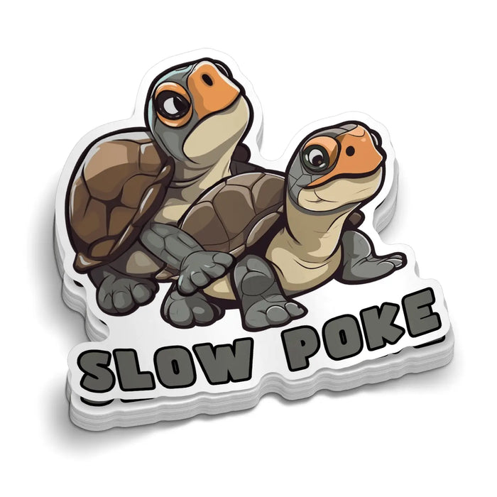Slow Poke- Hard Hat Decal by Armed American Supply