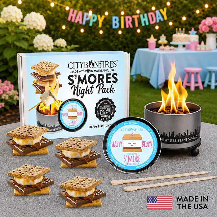 S'mores Night Pack - Happy Birthday Edition by City Bonfires