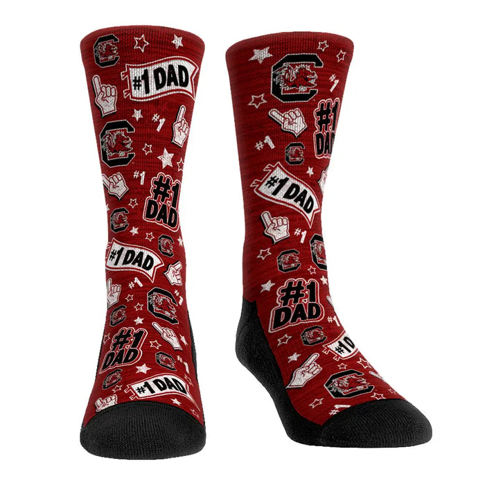 South Carolina Gamecocks - #1 Dad by Rock 'Em Socks