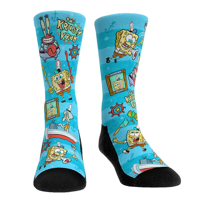 SpongeBob SquarePants - Krusty Krab - Ko-Workers by Rock 'Em Socks