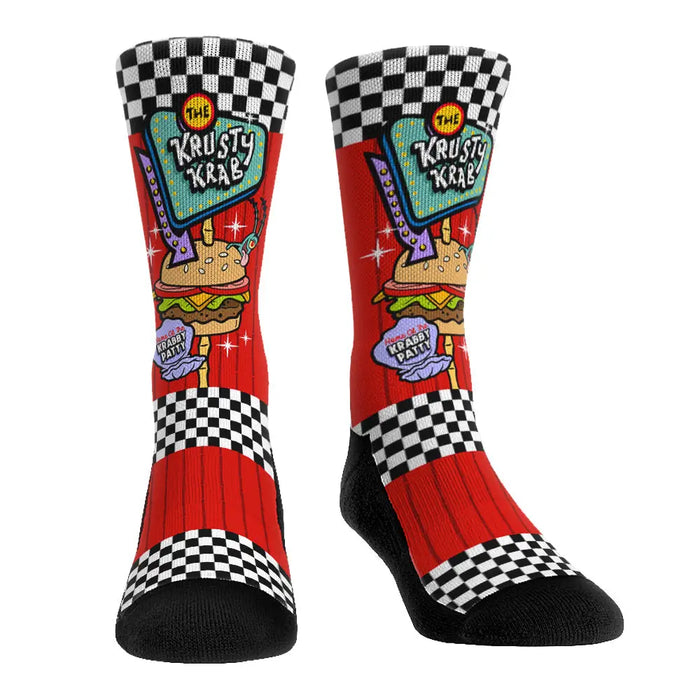 SpongeBob SquarePants - Krusty Krab - Vintage Sign by Rock 'Em Socks