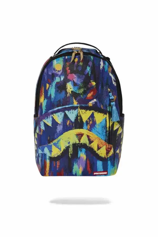 Sprayground Ai Adam And Eve Paint DLXS Backpack B5065 by I-Max Fashions