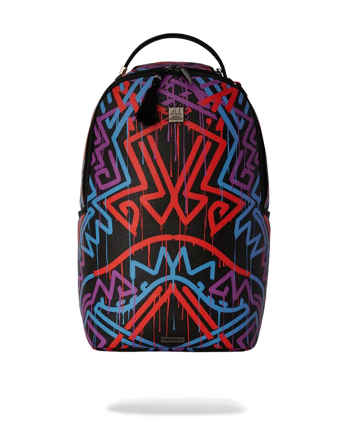 Sprayground Ai Tribal Pattern DLXSV Backpack B5924 by I-Max Fashions