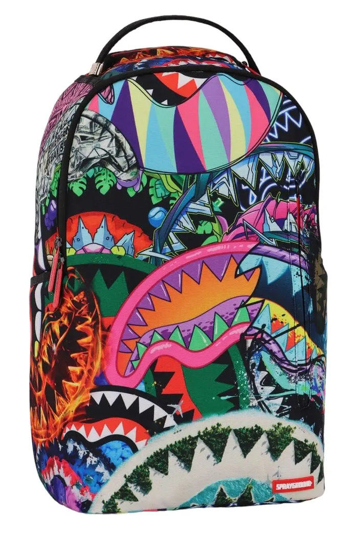 Sprayground Can't Stop The Shark DLXSR Backpack B6258 by I-Max Fashions