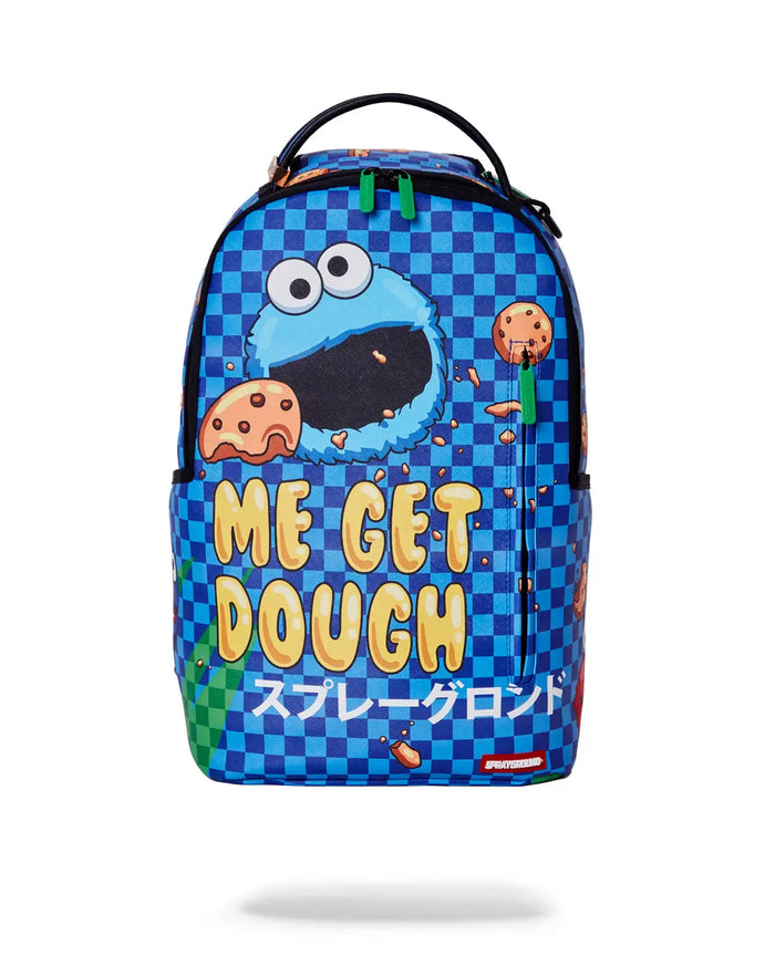 Sprayground Cookie Monster Me Get Dough Backpack B4691 by I-Max Fashions