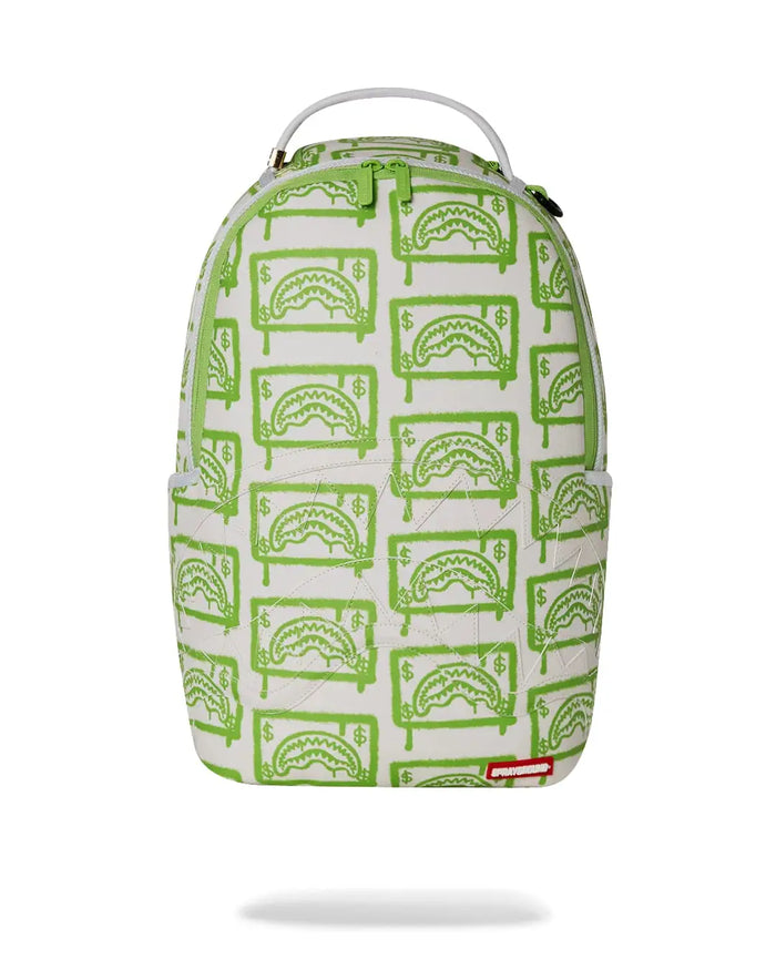 Sprayground Green Money DLXSV Backpack B5380 by I-Max Fashions