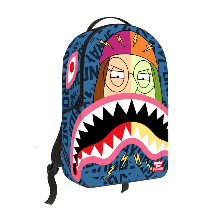 Sprayground Meg Shark Mouth DLXR Backpack B7105 by I-Max Fashions