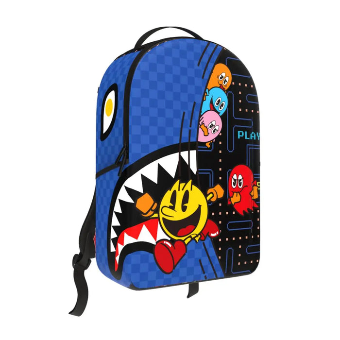 Sprayground Pac-Man Running Reveal DLXSV Backpack B6086 by I-Max Fashions