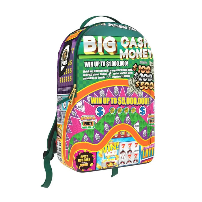Sprayground Scratch Off Card DLXR Backpack B7527 by I-Max Fashions