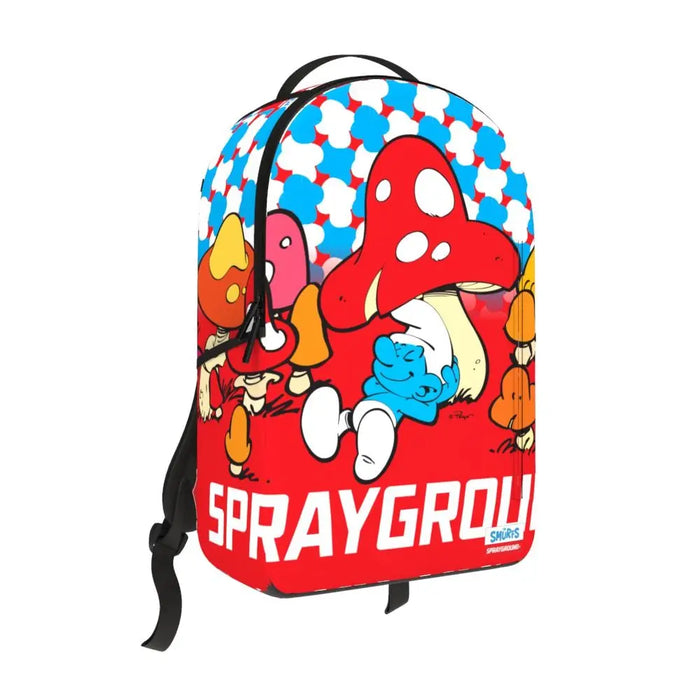 Sprayground Smurf Chilling Sprayground DLXR Backpack B7239 by I-Max Fashions