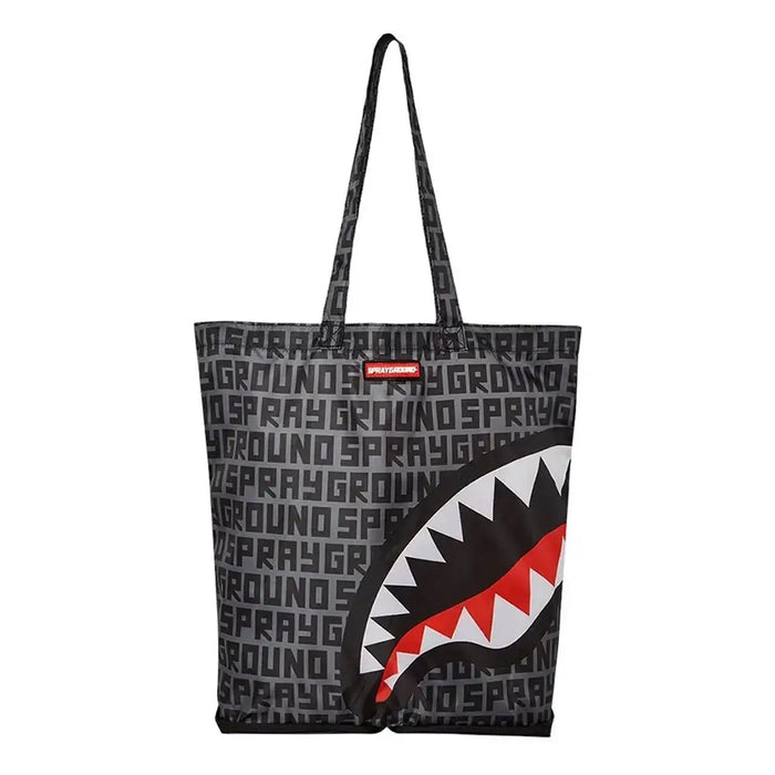 Sprayground Split Infinity Check Packable Tote T5611 by I-Max Fashions