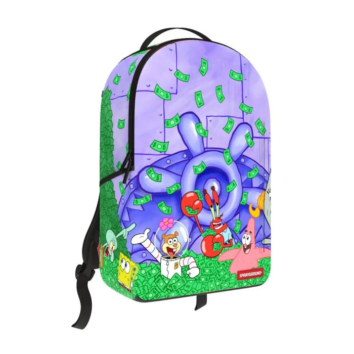 Sprayground Spongebob Crew Money Bath DLXR Backpack B7298 by I-Max Fashions