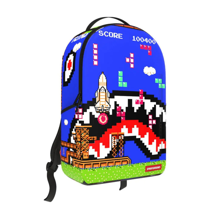 Sprayground Tetris Spaceship DLXSR Backpack B6321 by I-Max Fashions