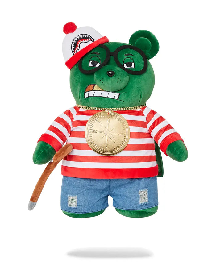 Sprayground Wheres Waldo Money Bear Backpack B5142 by I-Max Fashions