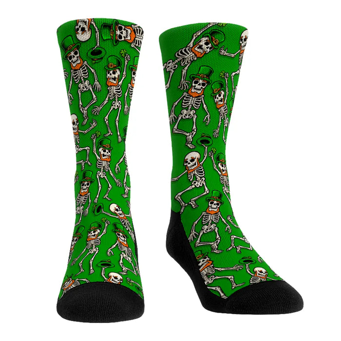 St. Patrick's Day - Leprechaun Skeletons by Rock 'Em Socks