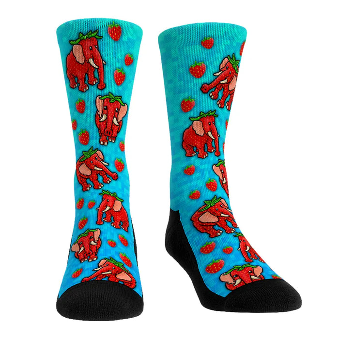 Strawberry Elephant by Rock 'Em Socks