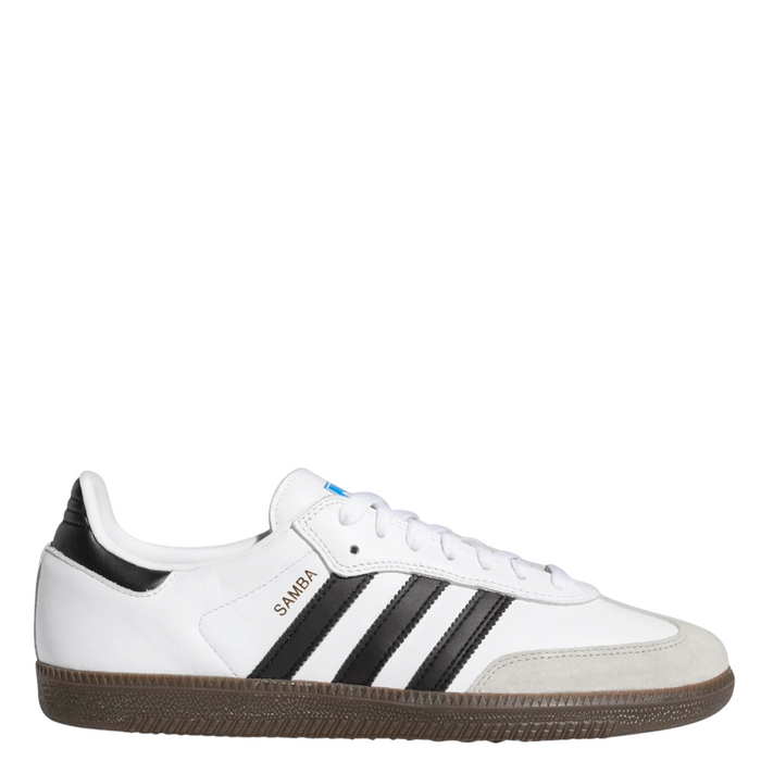 Adidas Skateboarding Samba ADV Skate Shoe - White/Black/Gum by Swell-O-Phonic