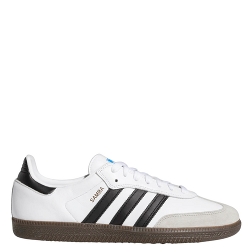 Adidas Skateboarding Samba ADV Skate Shoe - White/Black/Gum by Swell-O-Phonic