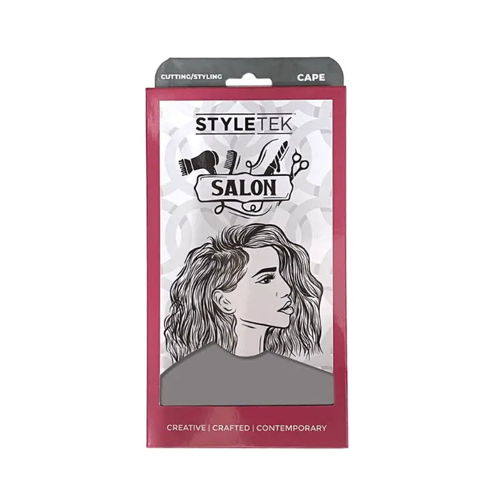 Styletek Solid Gray Cape 45x6 by The Warehouse Salon