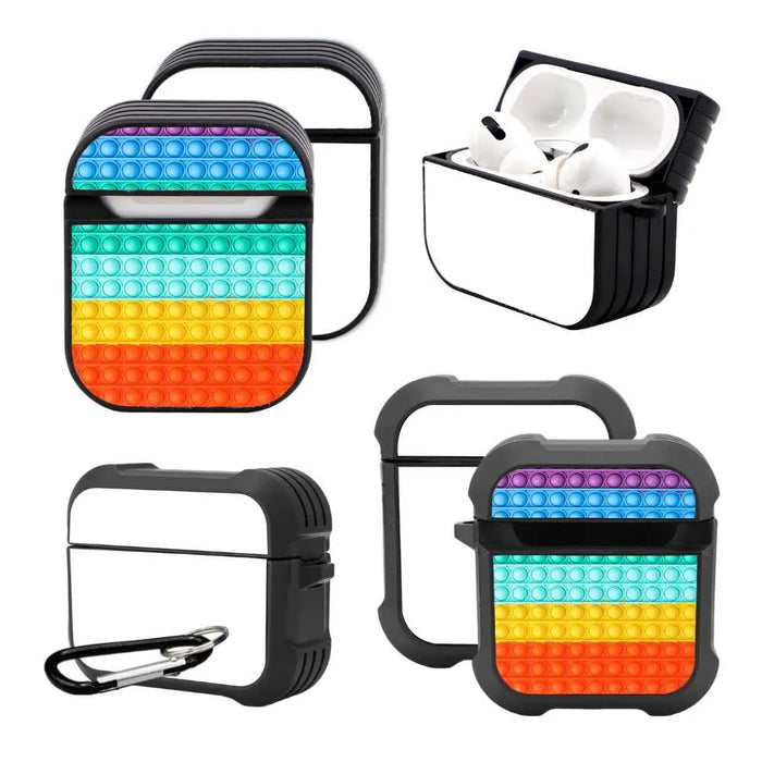 Sublimation Blanks AirPod Case 4|3|2|1 Plastic Case & Rubber Case by INNOSUB USA
