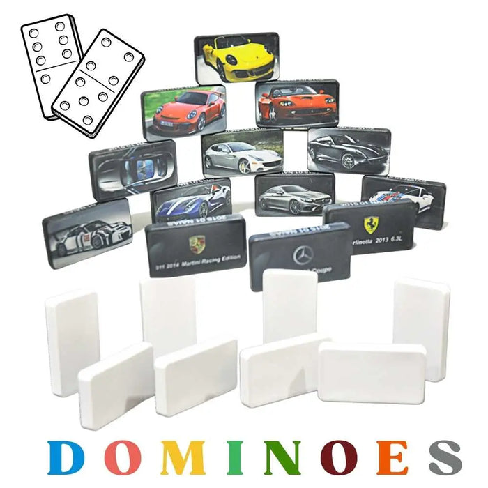 Sublimation Blanks Dominoes - Polymer Domino Game Set by INNOSUB USA