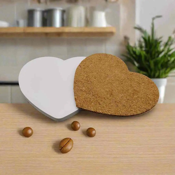 Sublimation Sandstone Coaster with Cork Base | Bar Coaster Blank by INNOSUB USA by INNOSUB USA