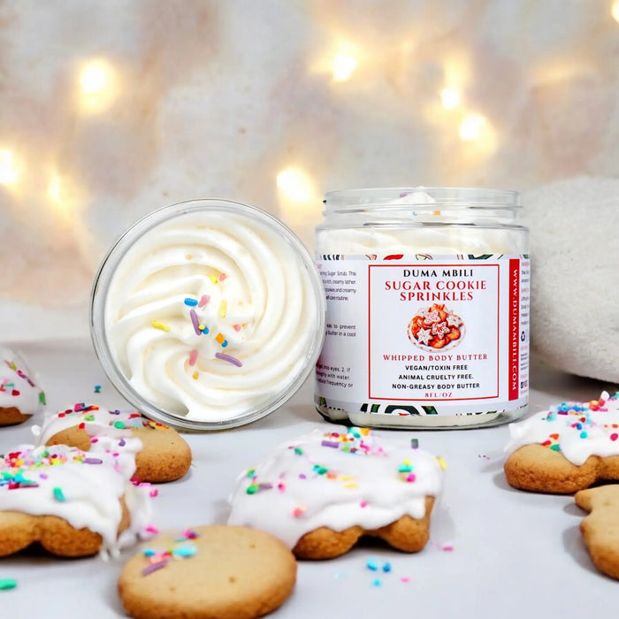 Sugar Cookie Sprinkles Whipped Body Butter by Duma Mbili LLC