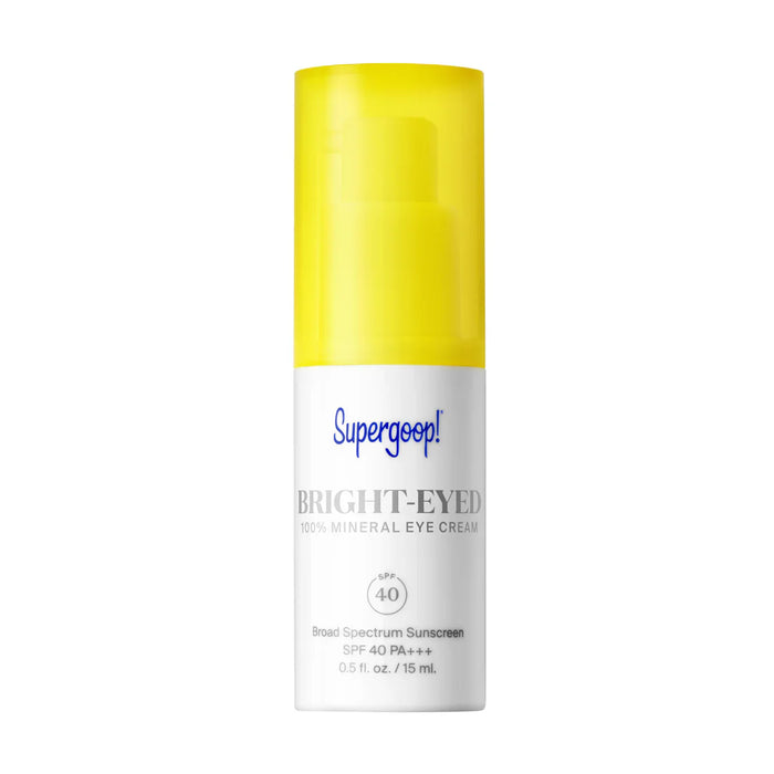 Supergoop! Bright-Eyed 100% Mineral Eye Cream SPF 40 0.5 OZ by Nava Beauty