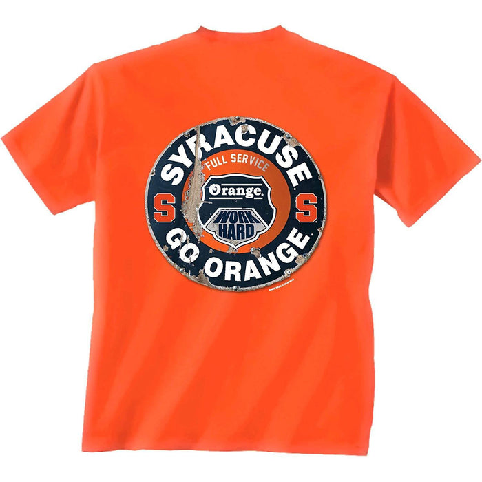NCAA Mens Syracuse Orange Mechanic Tee, Size Large by Vanessa Jane