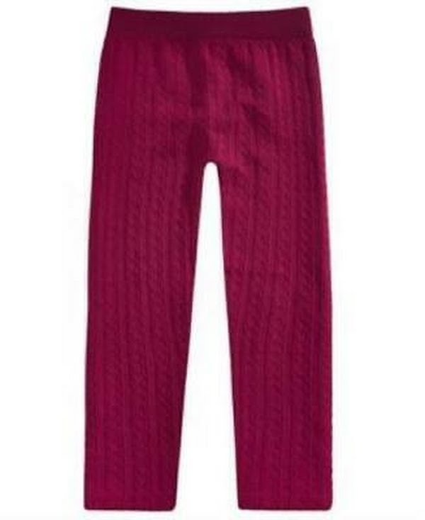 Epic Threads Little Girls Cable Knit Leggings by Vanessa Jane
