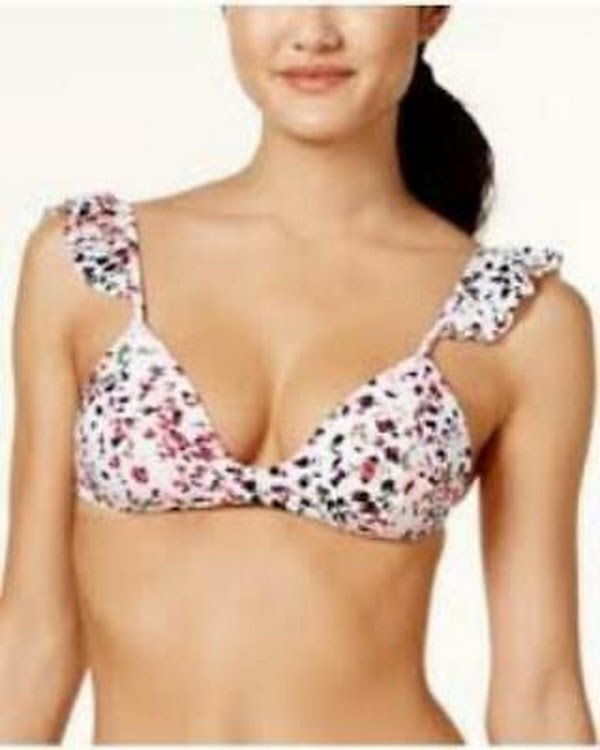 Hula Honey Juniors Strappy Bra-Sized Bikini Top, Size XL by Vanessa Jane