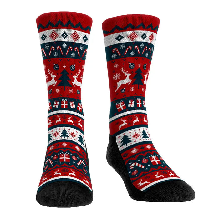 Tacky Sweater Socks (Navy) by Rock 'Em Socks