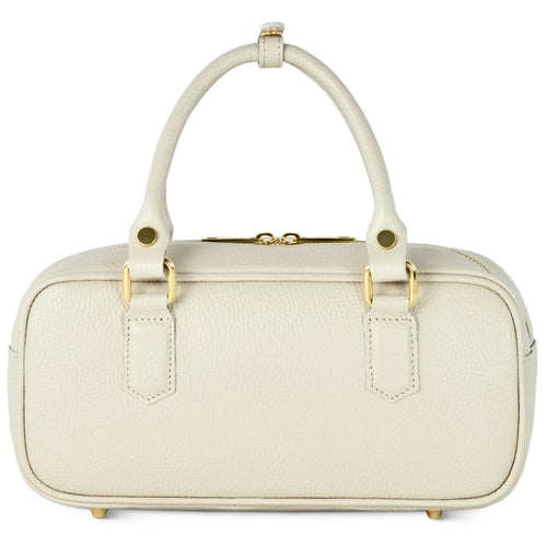 Italian Full-Grain Leather Top-Handle Bag | Venezia by TAKEASY
