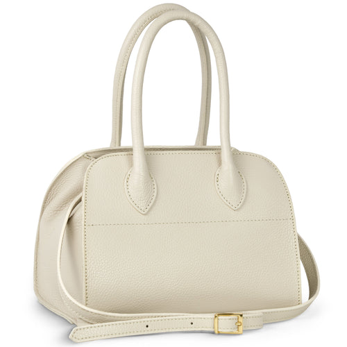 Italian Full-Grain Leather Top-Handle Bag | Sanremo by TAKEASY