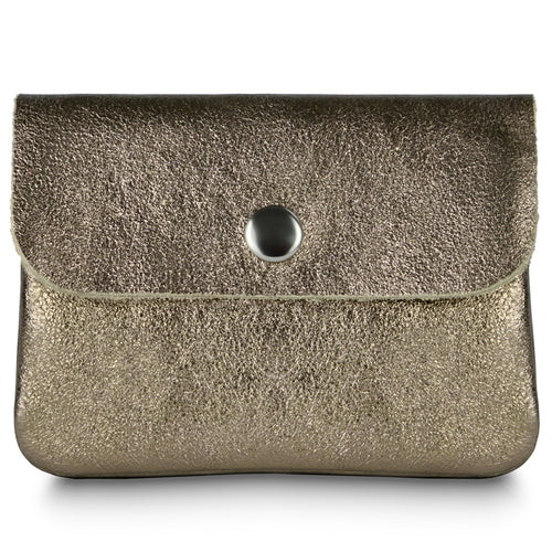 Italian Genuine Metallic Suede Wallet | Assisi by TAKEASY