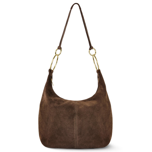 Italian Genuine Suede Hobo Bag | Belluno by TAKEASY